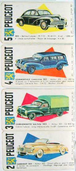 Couverture de PEUGEOT  203 JEU DES 7 FAMILLES LA FAMILLE 203