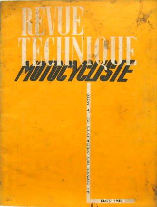 Couverture de 1948-03 MOTOBECANE Z 46 C ARIEL TWIN 500 CC
