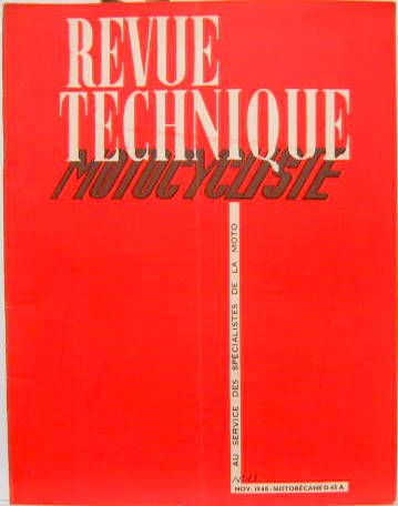 Couverture de 1948-11 MOTOBECANE D 45 A 125 CC ET AB1 100 CC VELOCETTE 149 CC