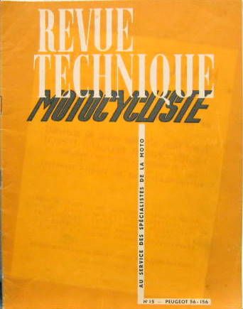 Couverture de 1949-03 PEUGEOT 56 ET 156 125 CC -R.GILLET 750 ET 1000 CC