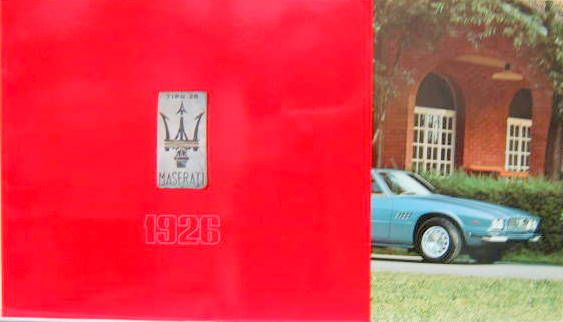 Couverture de 1976 MASERATI KYALAMI 1926-1976