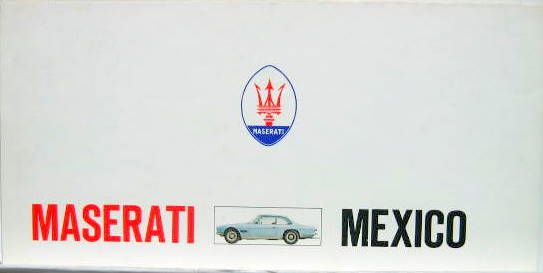 Couverture de 1970 MASERATI MEXICO