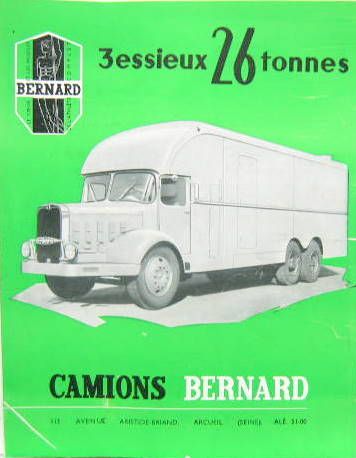 Couverture de BERNARD 3 ESSIEUX  26 TONNES