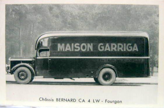 Couverture de BERNARD CA 4 LW FOURGON CARTE GFA
