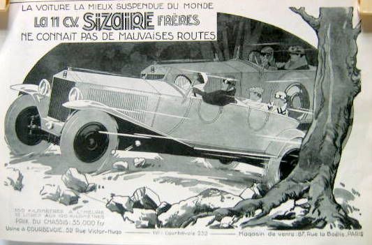 Couverture de 1925 SIZAIRE FRERES PUBLICITE