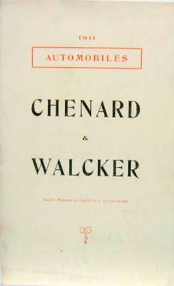 Couverture de 1911 CHENARD ET WALCKER