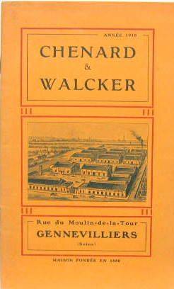 Couverture de 1910 CHENARD ET WALCKER