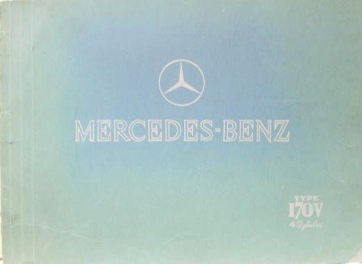 Couverture de 1936 MERCEDES 170V 4 CYL.