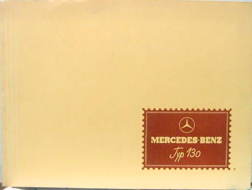 Couverture de 1935 MERCEDES 130 4 cyl. 1,3 litres