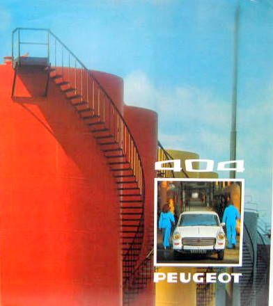Couverture de 1974 - 1975 PEUGEOT BERLINE AU CHOIX