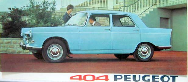 Couverture de 404 PEUGEOT 1967 BERLINE