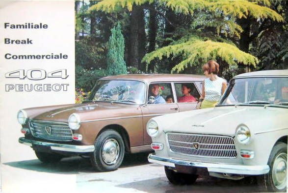 Couverture de 404 PEUGEOT 1966 BREAK