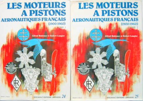 Couverture de LES MOTEURS A PISTONS AERONAUTIQUES FRANCAIS 1900-1960 EN 2 TOMES