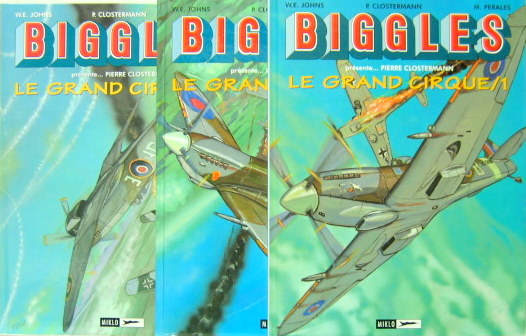 Couverture de LE GRAND CIRQUE DE CLOSTERMANN EN BANDE DESSINEE DE PERALES EN 3 VOLUMES