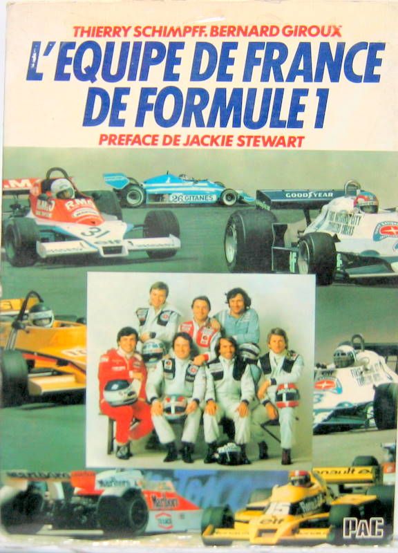 Couverture de L'EQUIPE DE FRANCE DE FORMULE 1 EN 1978