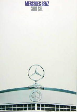 Couverture de 1968 MERCEDES  300 SEL AVEC 6,3 LITRES