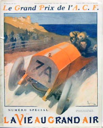 Couverture de GRAND PRIX DE L'ACF 1908 A DIEPPE