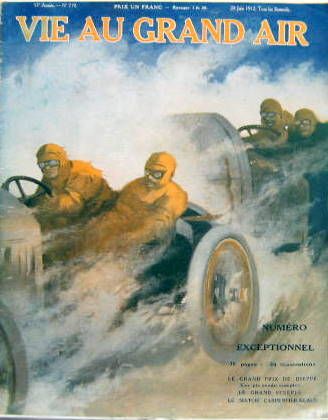 Couverture de GRAND PRIX DE L'ACF  1912 A DIEPPE