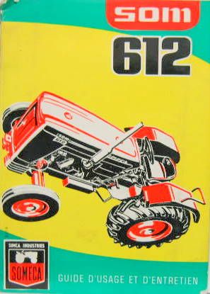 Couverture de 1964 SOMECA 612 LIVRET D'ENTRETIEN