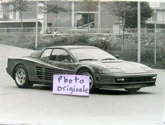 Couverture de TESTAROSSA PHOTO DE PRESSE DU PROTOTYPE