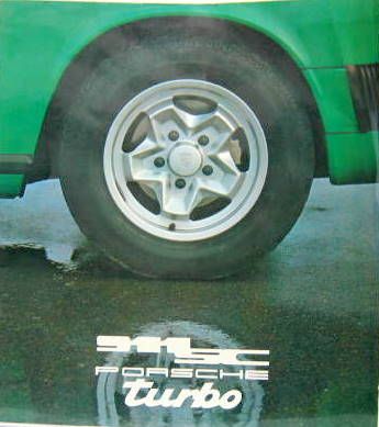Couverture de 1978 PORSCHE 911 SC 911 TURBO CATALOGUE
