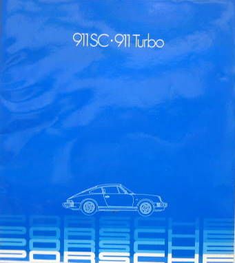 Couverture de 1982 PORSCHE 911 SC 911 TURBO NON DATE CATALOGUE