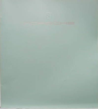 Couverture de 1983 PORSCHE GAMME  CATALOGUE EN FRANCAIS OU EN ALLEMAND AU CHOIX