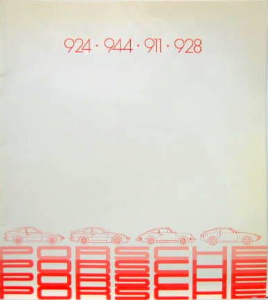 Couverture de 1981 PORSCHE GAMME  CATALOGUE EN FRANCAIS DISPONIBLE AUSSI EN ARABE