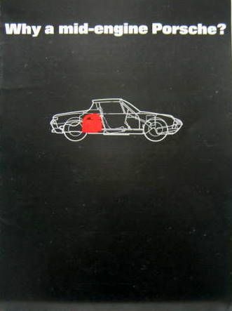 Couverture de 1970 PORSCHE 914 CATALOGUE EN ANGLAIS USA