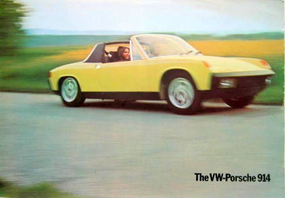 Couverture de 1972 PORSCHE 914 CATALOGUE EN ANGLAIS