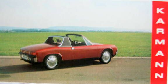 Couverture de PORSCHE 914 914 6 CATALOGUE KARMANN