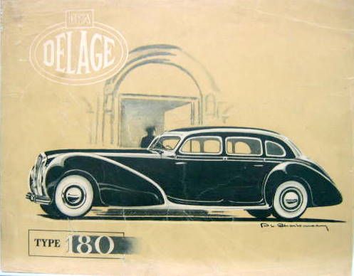 Couverture de DELAGE 180 GFA