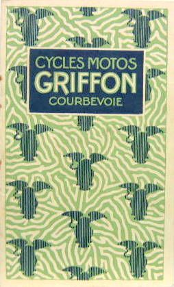 Couverture de 1926 GRIFFON VELO MOTO 2CV 1/2 - 4 CV + MOTOCYCLETTE