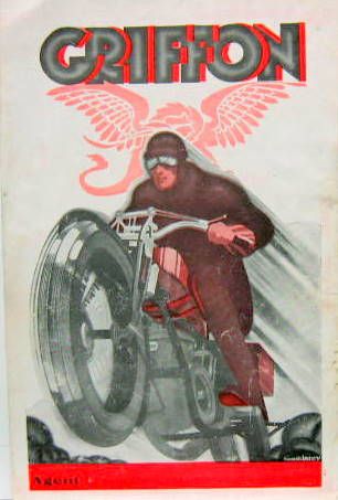 Couverture de 1928  GRIFFON  MOTO 175-350 CM3 SIDE CARS POUR 350 CM3