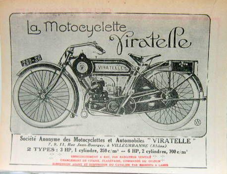 Couverture de MOTOCYCLETTE VIRATELLE