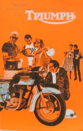 Couverture de 1962 MOTO TRIUMPH GAMME