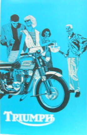 Couverture de 1964 MOTO TRIUMPH GAMME EN ALLEMAND