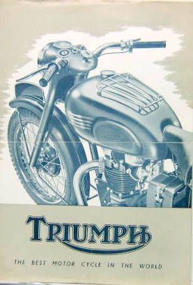 Couverture de MOTO TRIUMPH TIGER - SPEED TWIN -THUNDERBIRD - TROPHY
