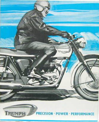 Couverture de 1966 MOTO TRIUMPH GAMME
