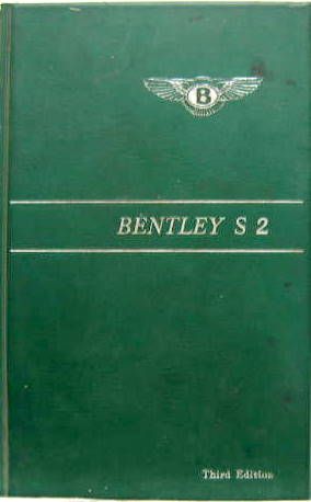Couverture de BENTLEY S2  LIVRET D'ENTRETIEN