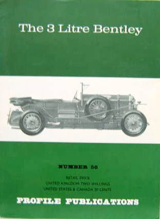 Couverture de BENTLEY 3 LITRE PROFIL N°56