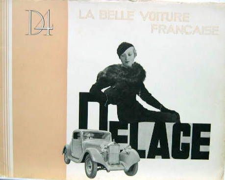 Couverture de DELAGE D4 CATALOGUE