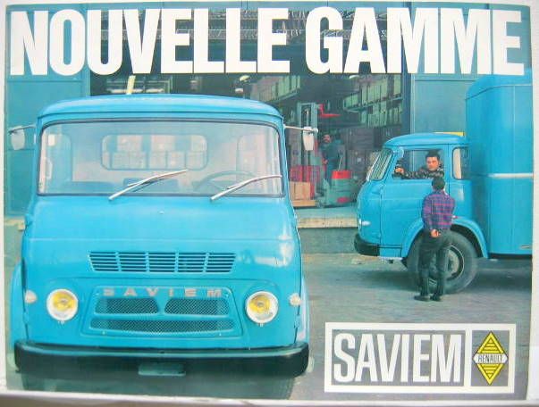 Couverture de RENAULT SAVIEM - NOUVELLE GAMME S5 ET S7