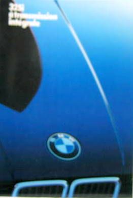 Couverture de 1985 BMW 325i A TRANSMISSION INTEGRALE CATALOGUE
