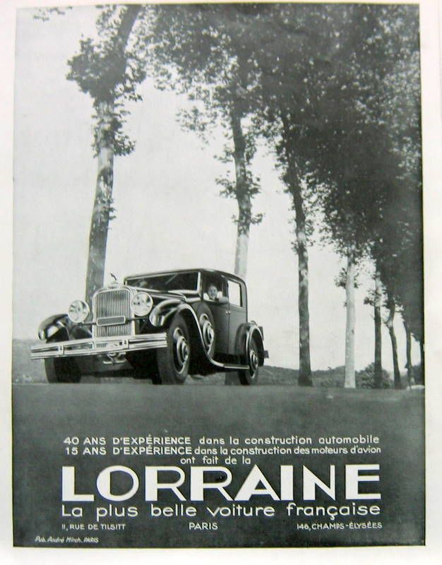 Couverture de LORRAINE LA PLUS BELLE VOITURE FRANCAISE
