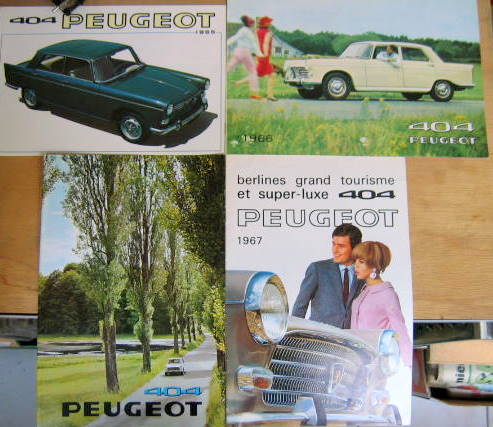 Couverture de 1965-1969 PEUGEOT 404 BERLINE