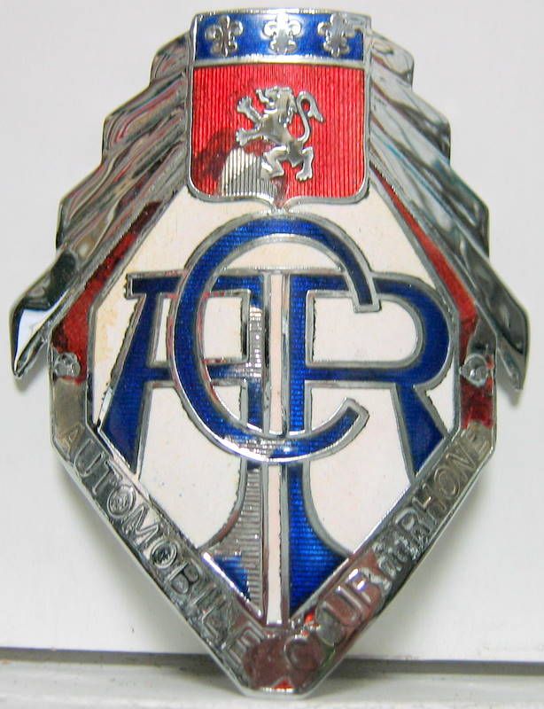 Couverture de BADGE AUTOMOBILE CLUB DU RHONE ACR