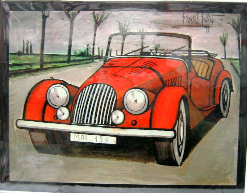 Couverture de L'AUTOMOBILE DE BERNARD BUFFET