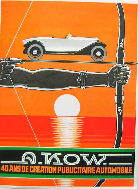 Couverture de A.KOW 40 ANS DE CREATION PUBLICITAIRE AUTOMOBILE