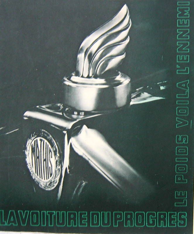 Couverture de 1933 MATHIS GAMME + VEHICULES INDUSTRIELS